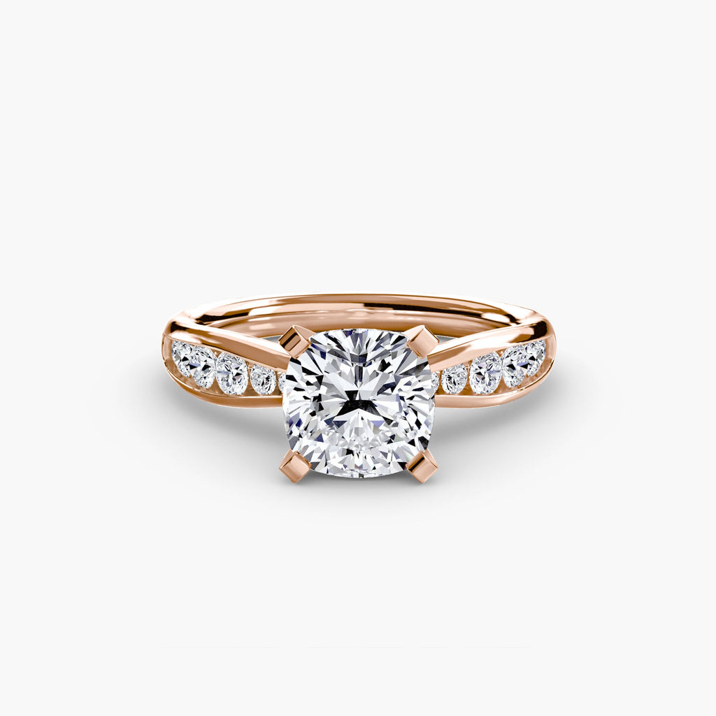 Solitaire with Pavé 3 EclectiCarat