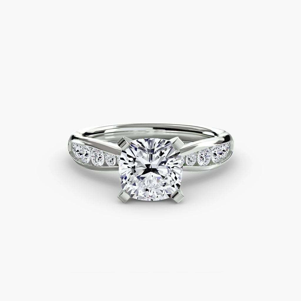 Solitaire with Pavé 3 EclectiCarat