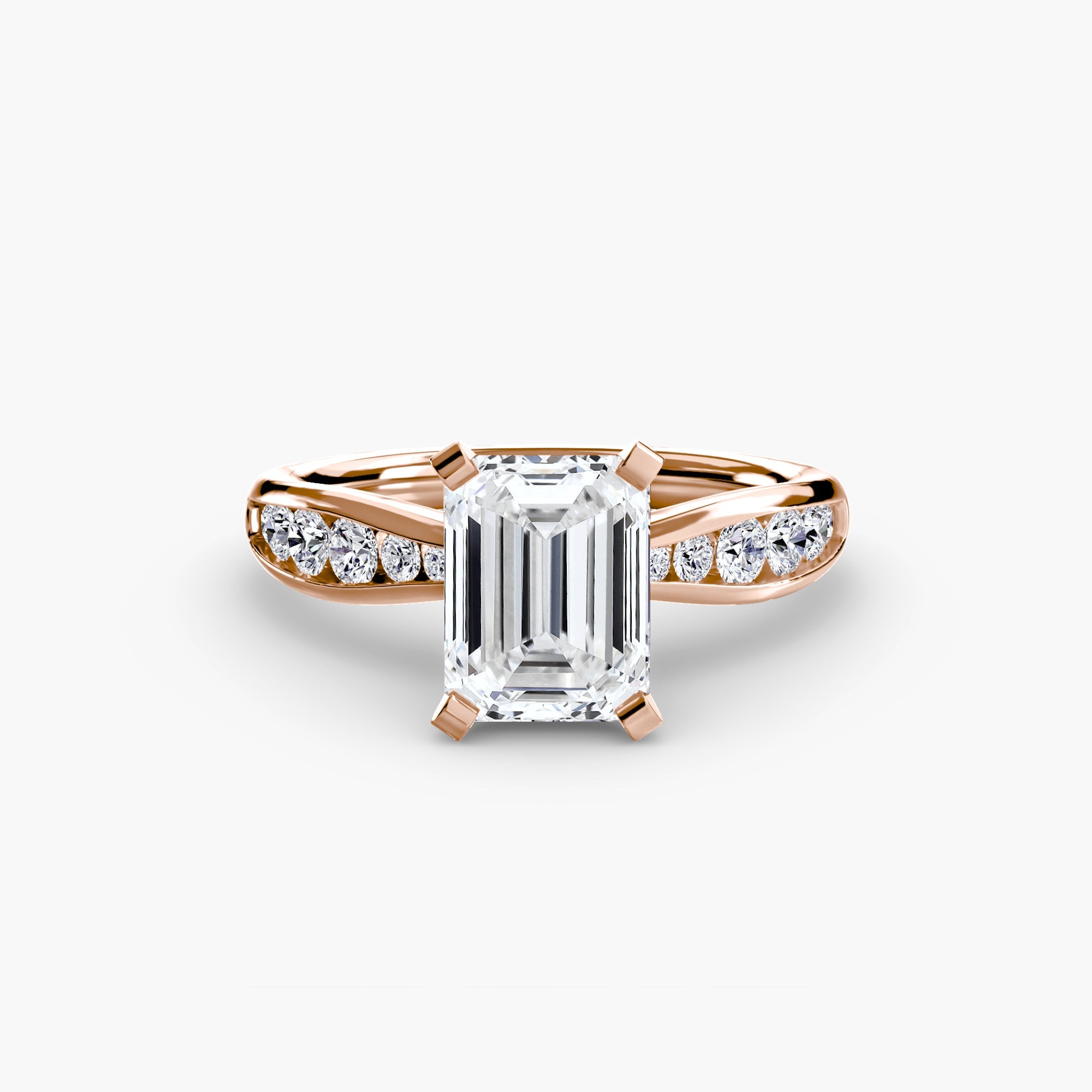 Solitaire with Pavé 3 EclectiCarat