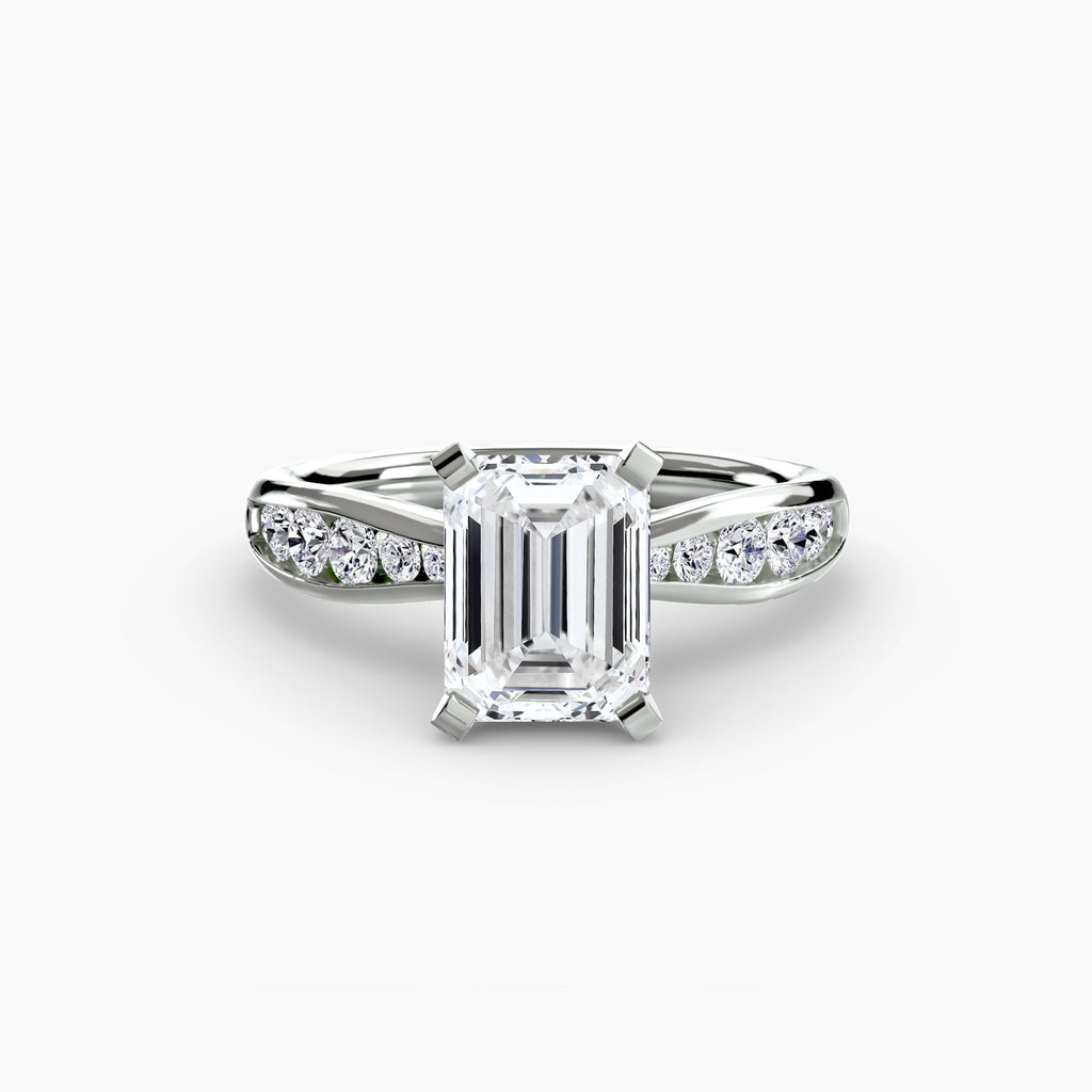 Solitaire with Pavé 3 EclectiCarat