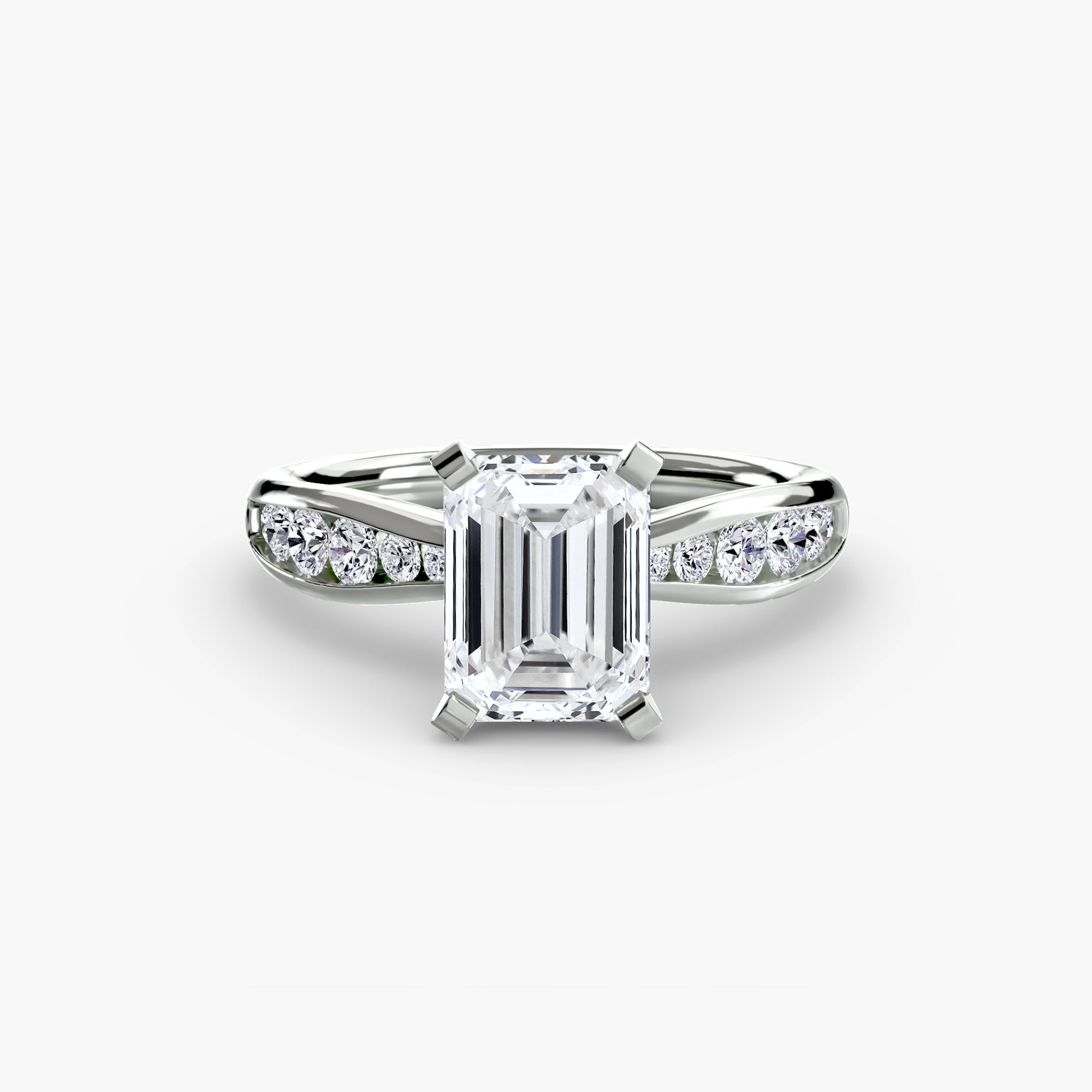 Solitaire with Pavé 3 EclectiCarat