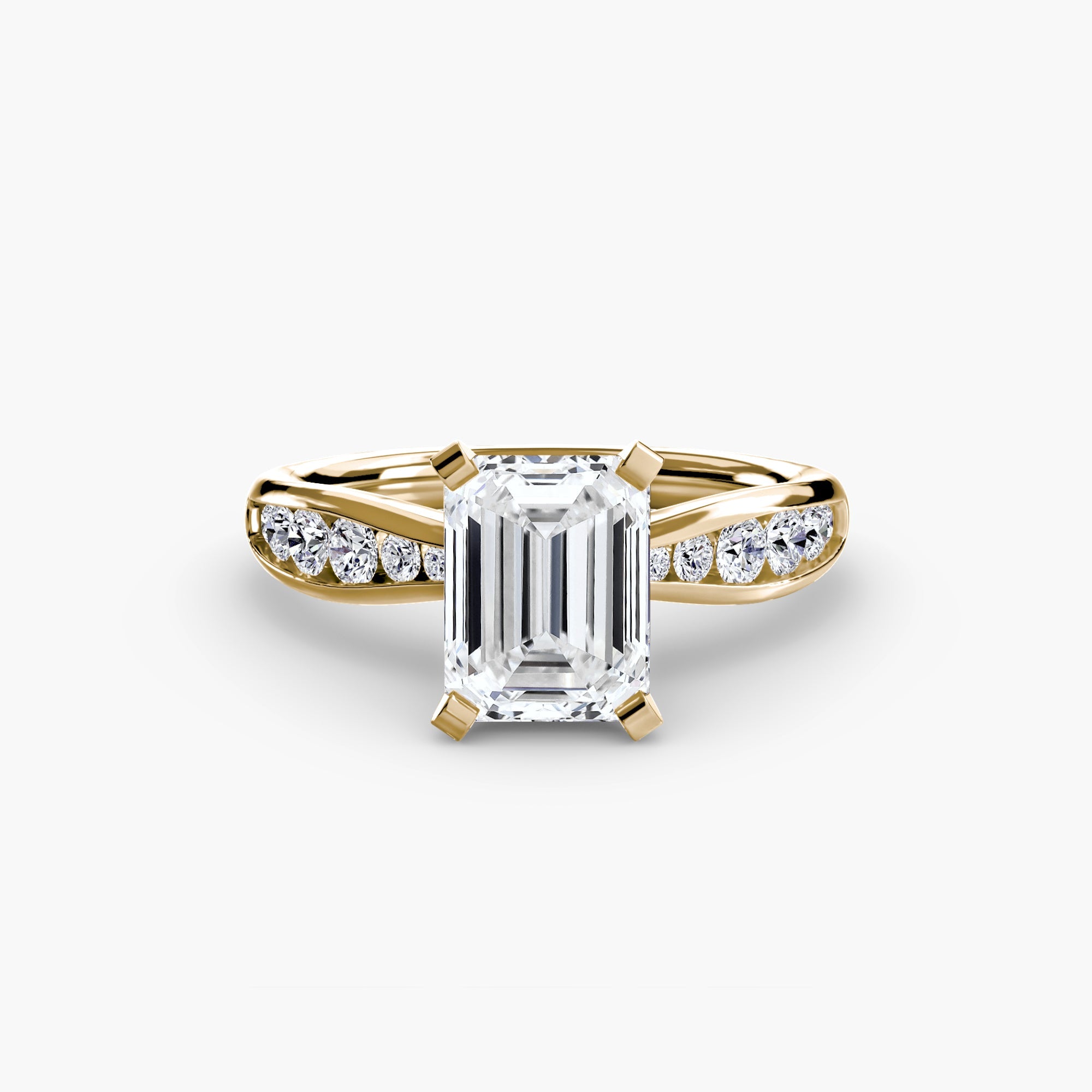 Solitaire with Pavé 3 EclectiCarat