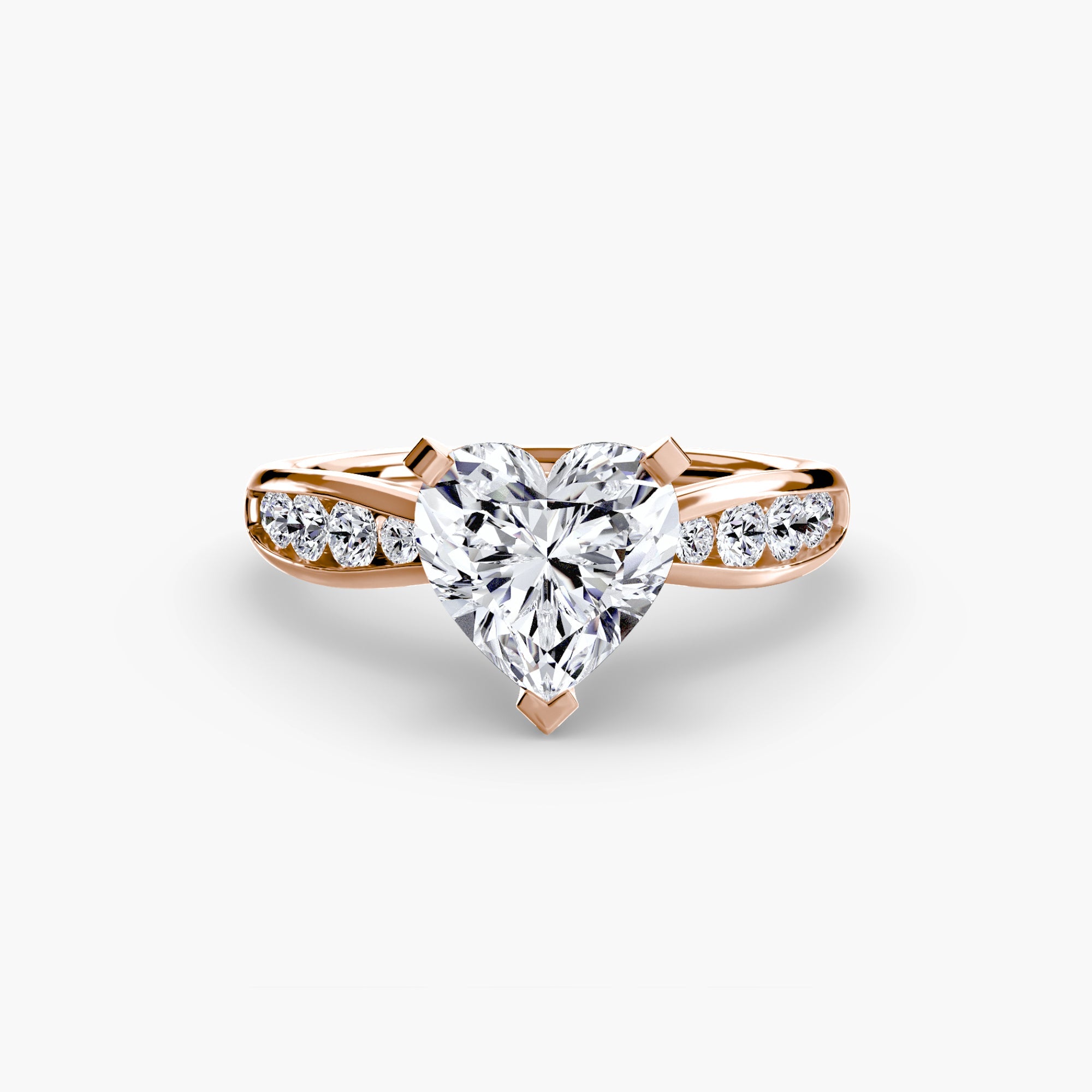 Solitaire with Pavé 3 EclectiCarat