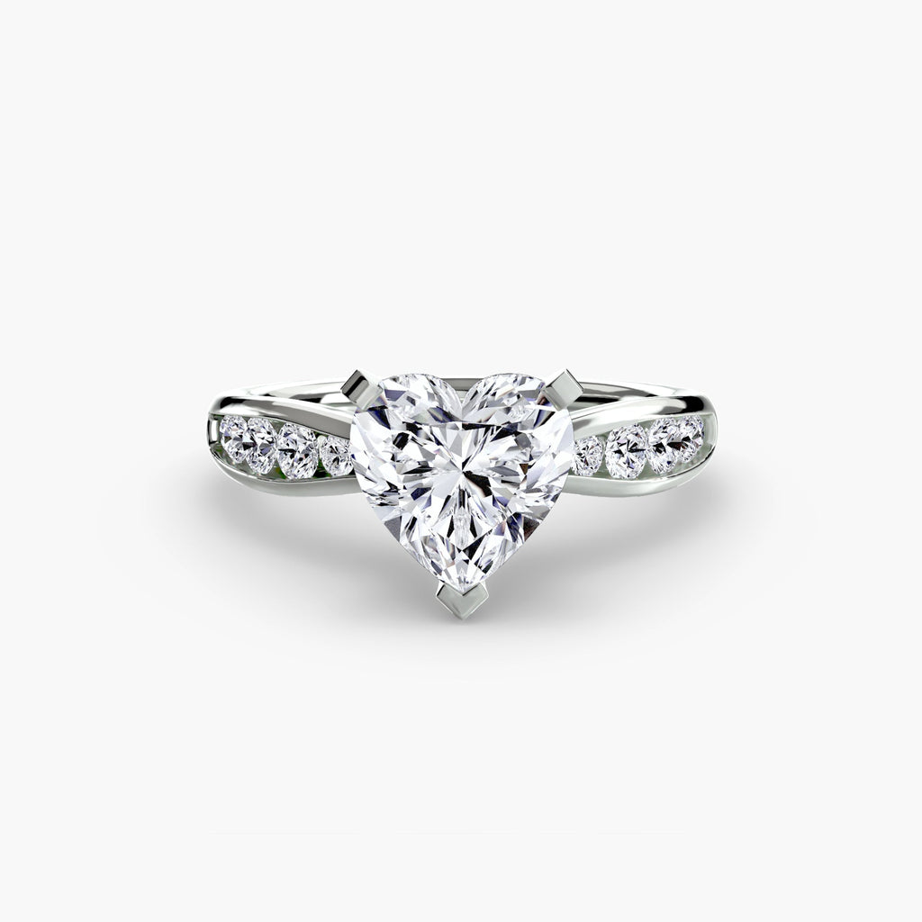 Solitaire with Pavé 3 EclectiCarat