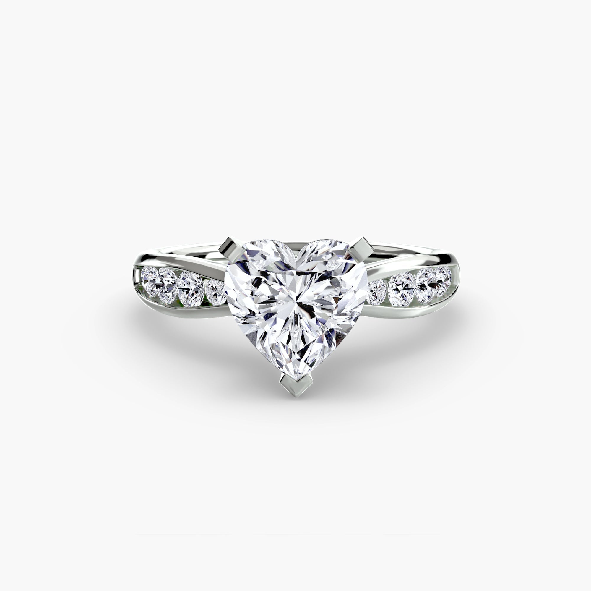 Solitaire with Pavé 3 EclectiCarat