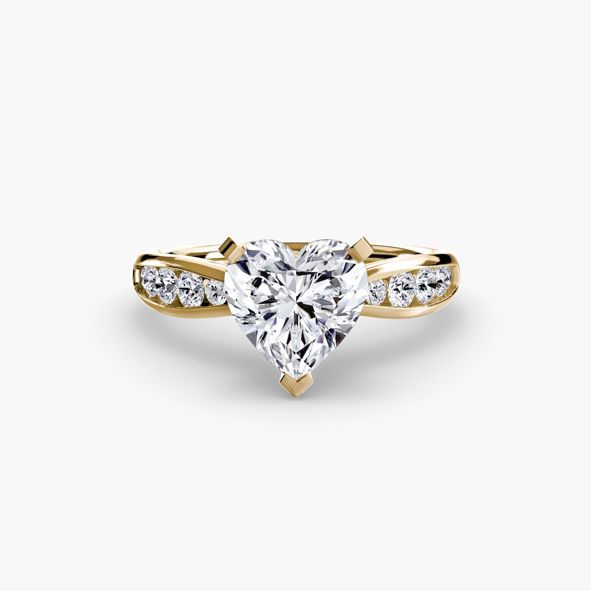 Solitaire with Pavé 3 EclectiCarat