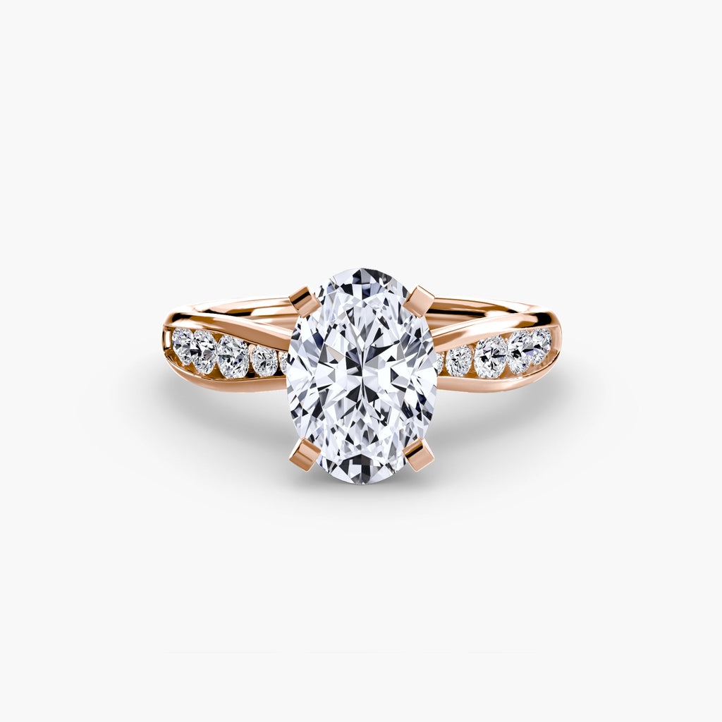 Solitaire with Pavé 3 EclectiCarat