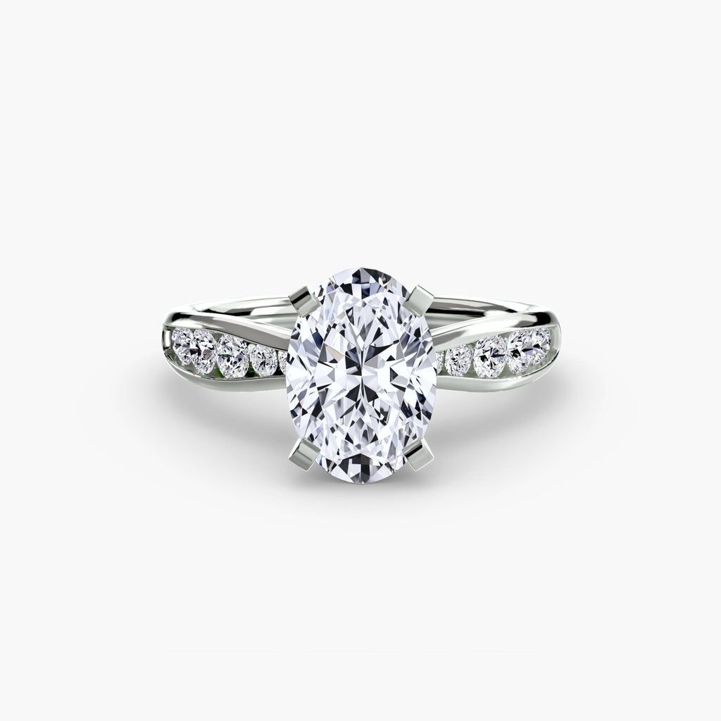 Solitaire with Pavé 3 EclectiCarat