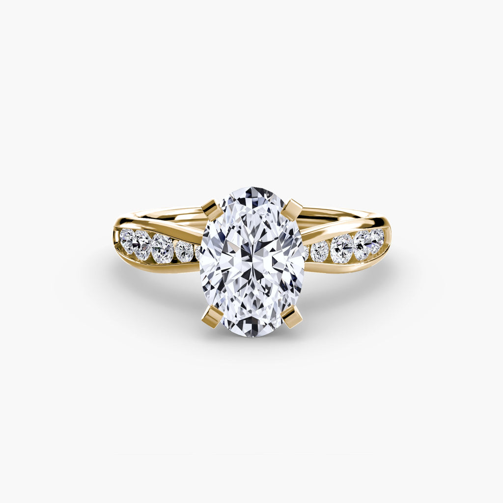 Solitaire with Pavé 3 EclectiCarat