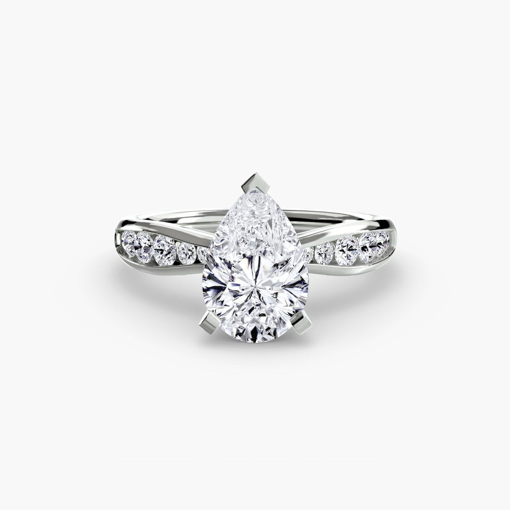 Solitaire with Pavé 3 EclectiCarat