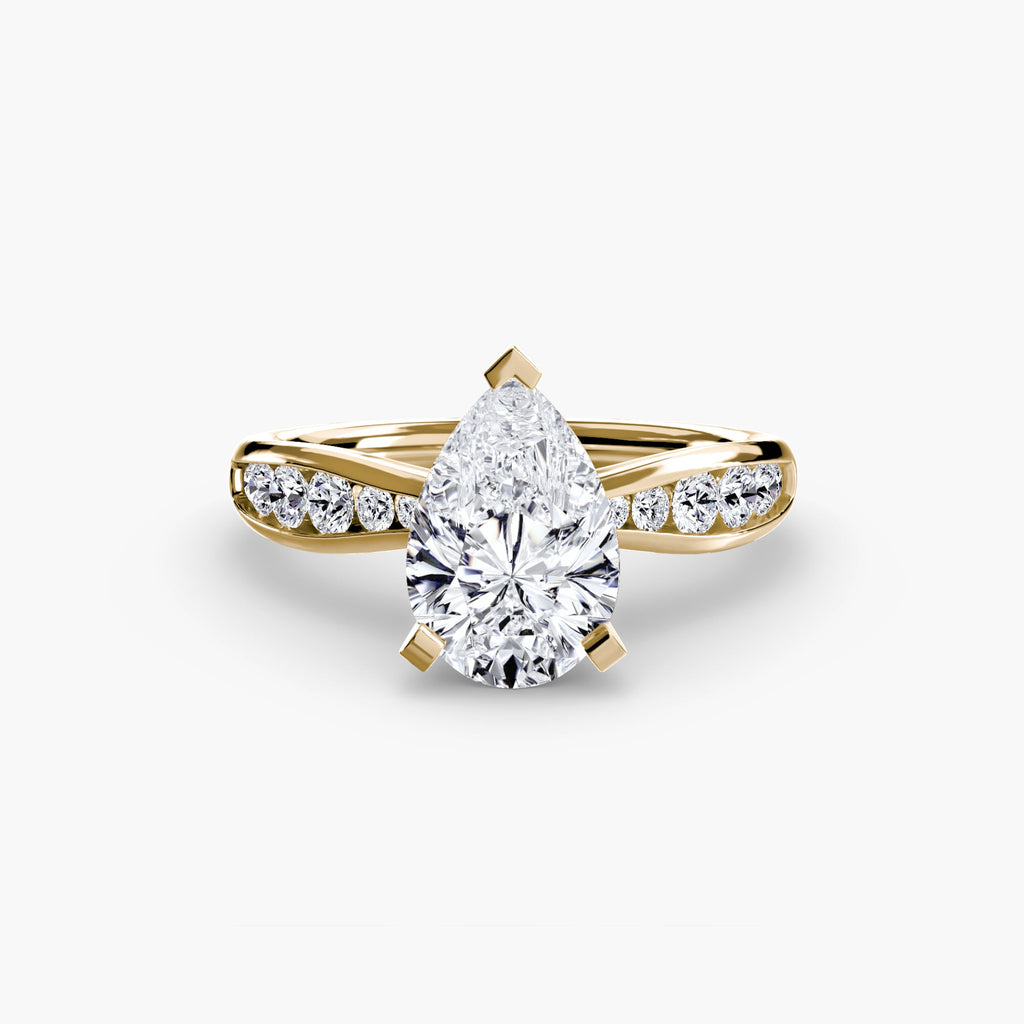 Solitaire with Pavé 3 EclectiCarat
