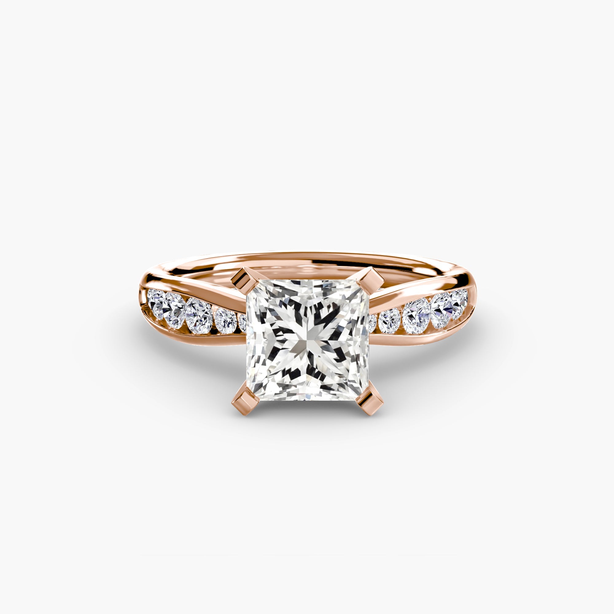 Solitaire with Pavé 3 EclectiCarat