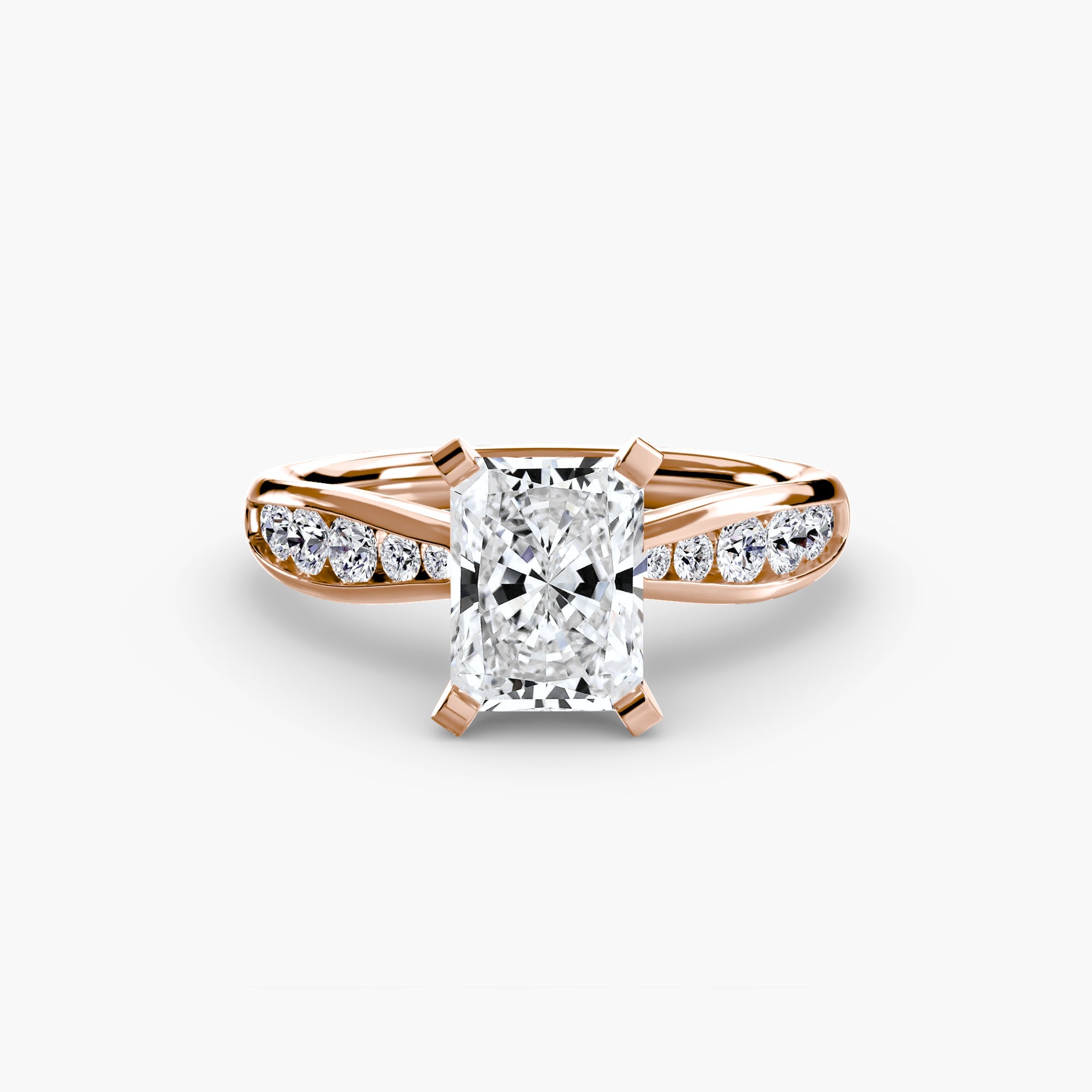 Solitaire with Pavé 3 EclectiCarat