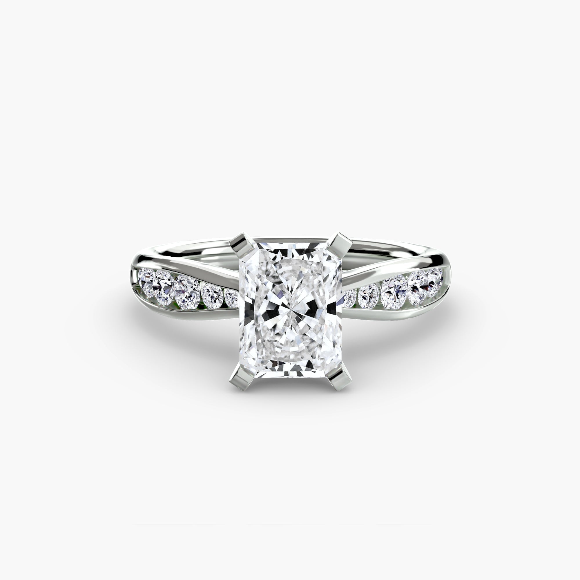 Solitaire with Pavé 3 EclectiCarat