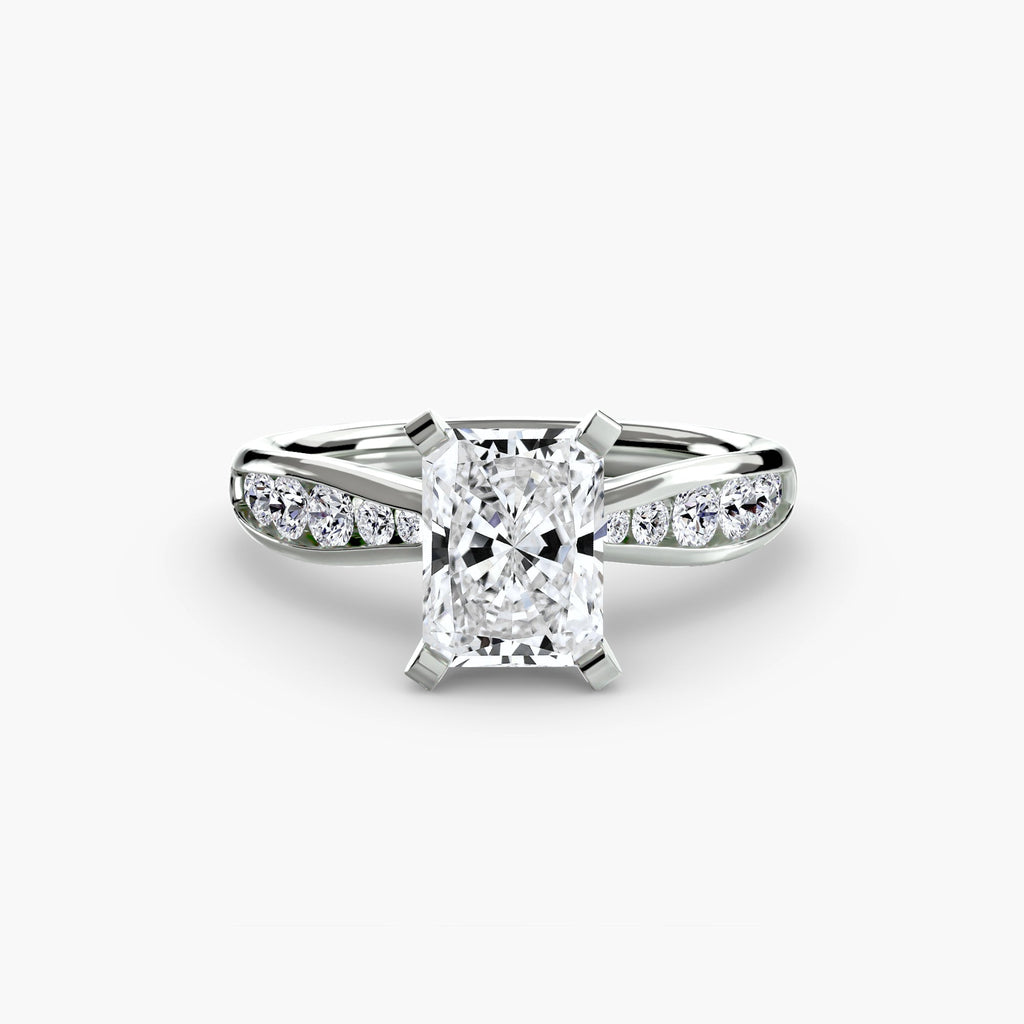 Solitaire with Pavé 3 EclectiCarat