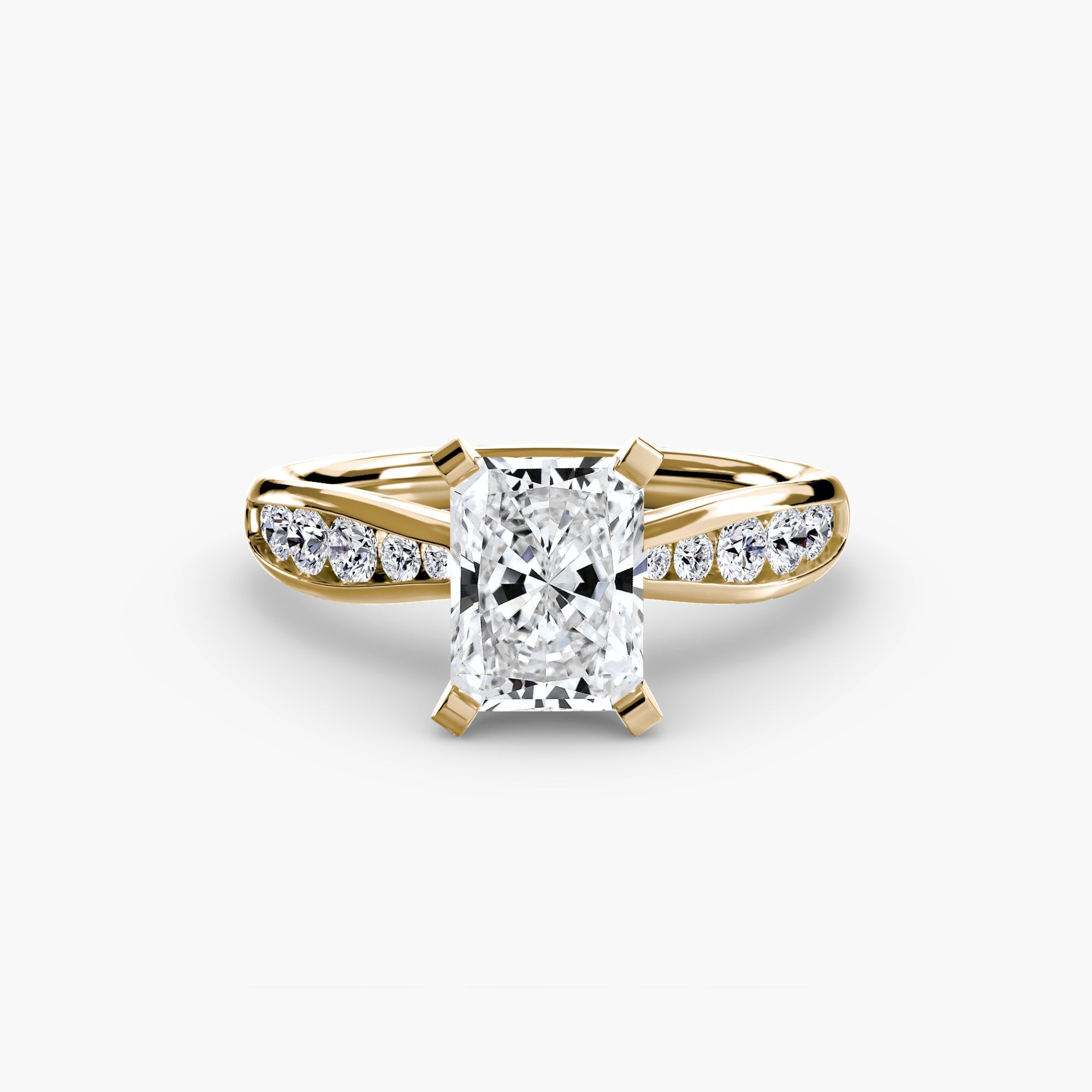 Solitaire with Pavé 3 EclectiCarat