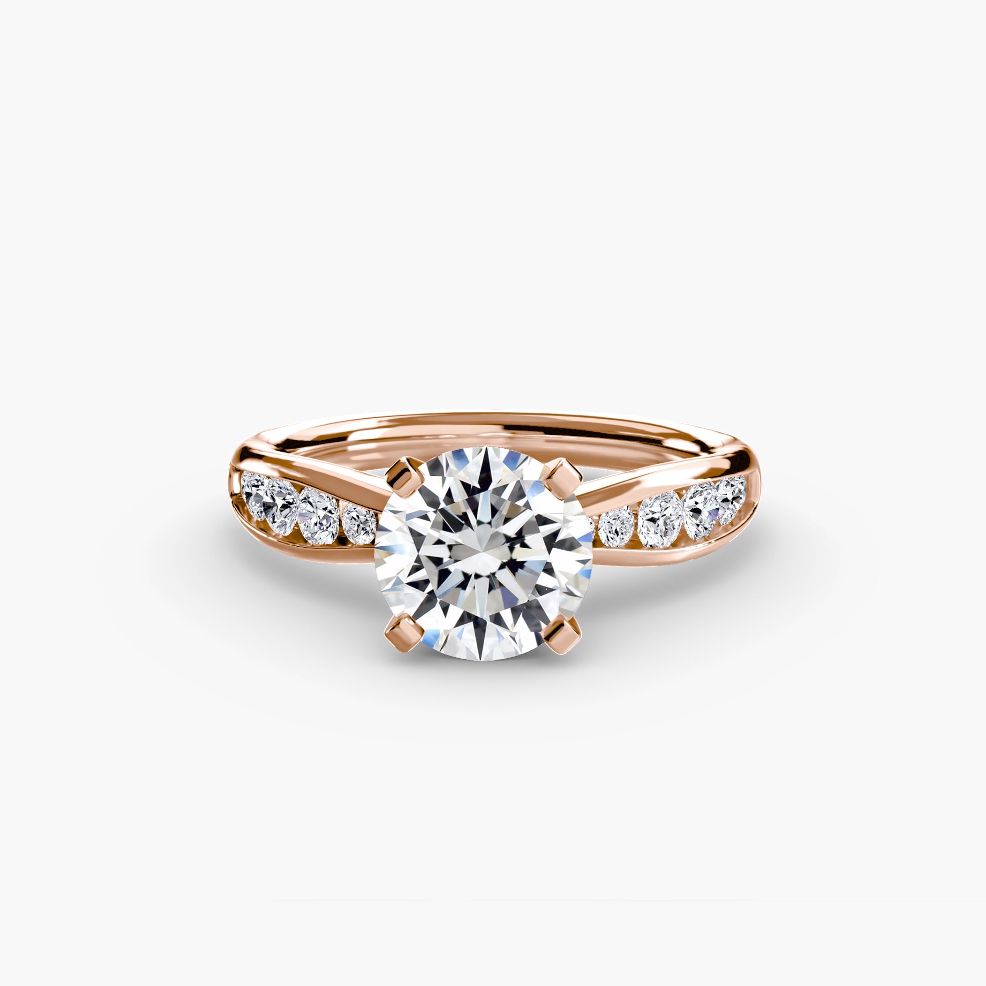 Solitaire with Pavé 3 EclectiCarat