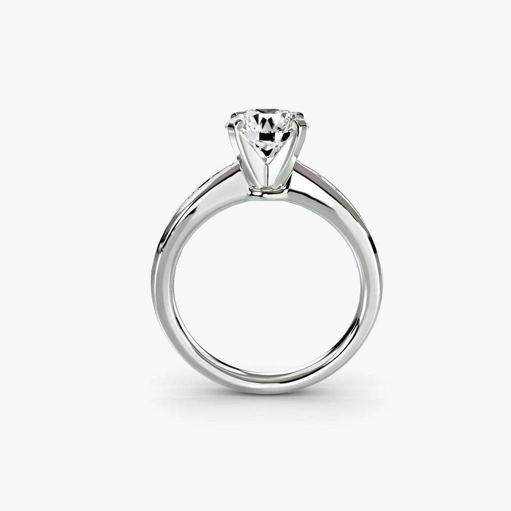 Solitaire with Pavé 3 EclectiCarat