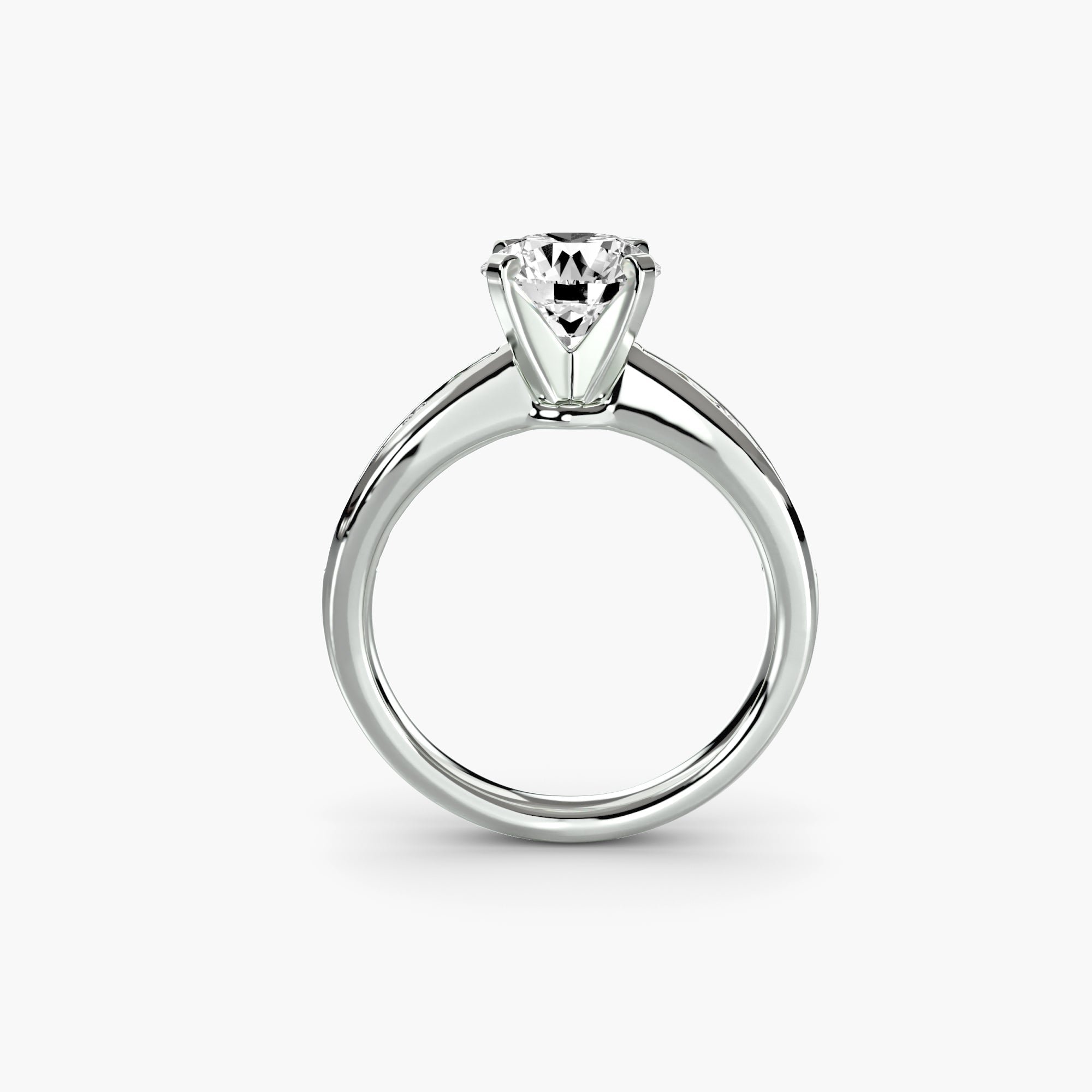 Solitaire with Pavé 3 EclectiCarat