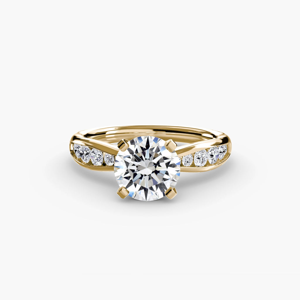 Solitaire with Pavé 3 EclectiCarat