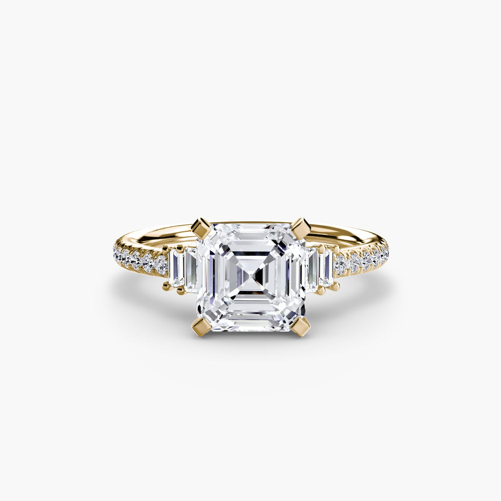 Solitaire with Pavé 4 EclectiCarat