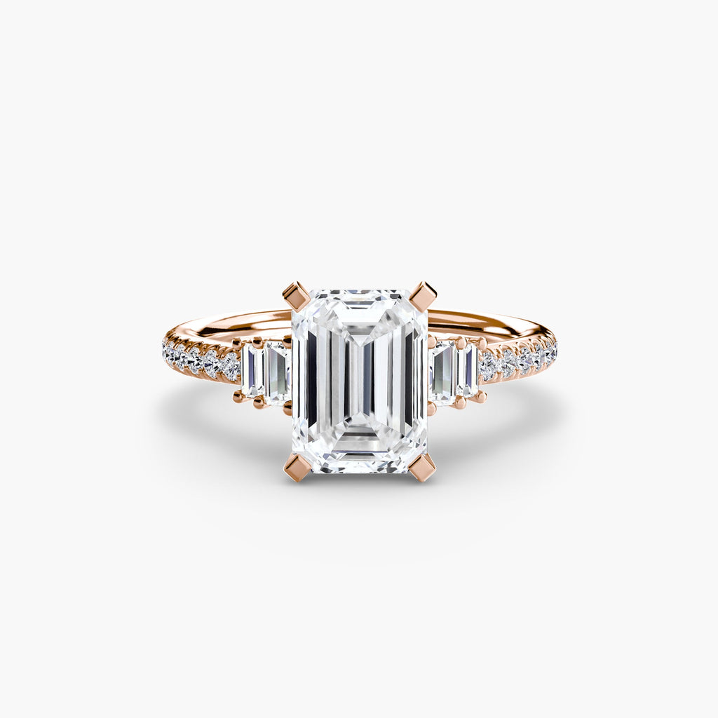 Solitaire with Pavé 4 EclectiCarat