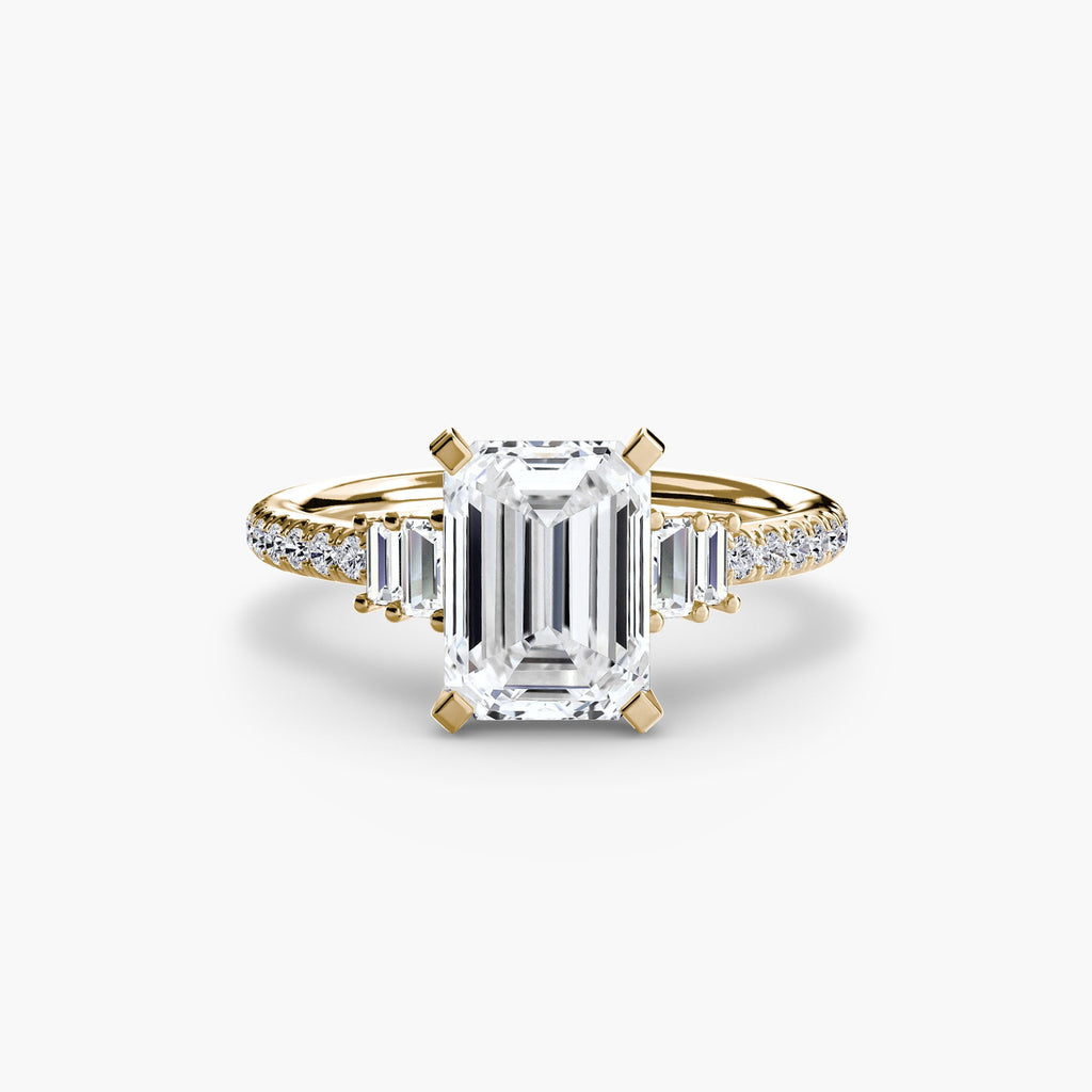 Solitaire with Pavé 4 EclectiCarat