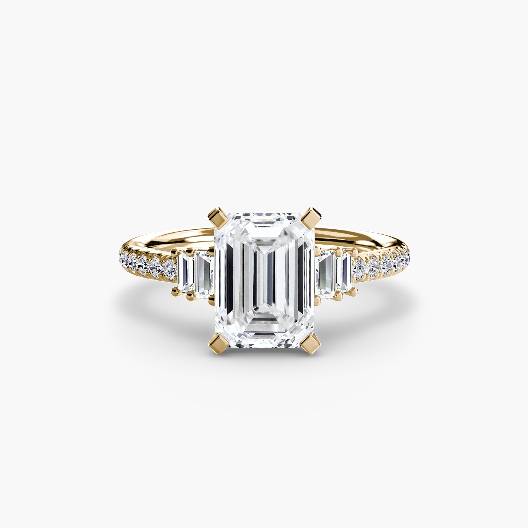 Solitaire with Pavé 4 EclectiCarat