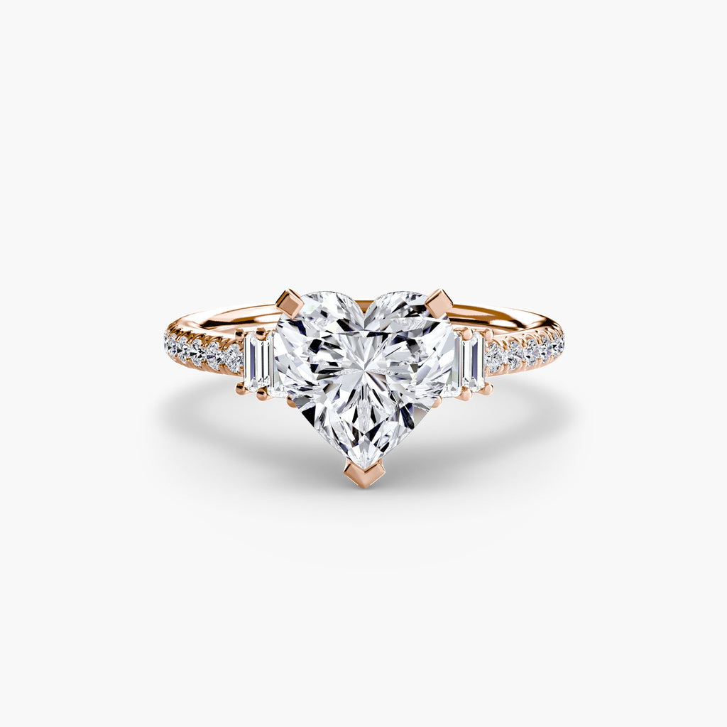 Solitaire with Pavé 4 EclectiCarat