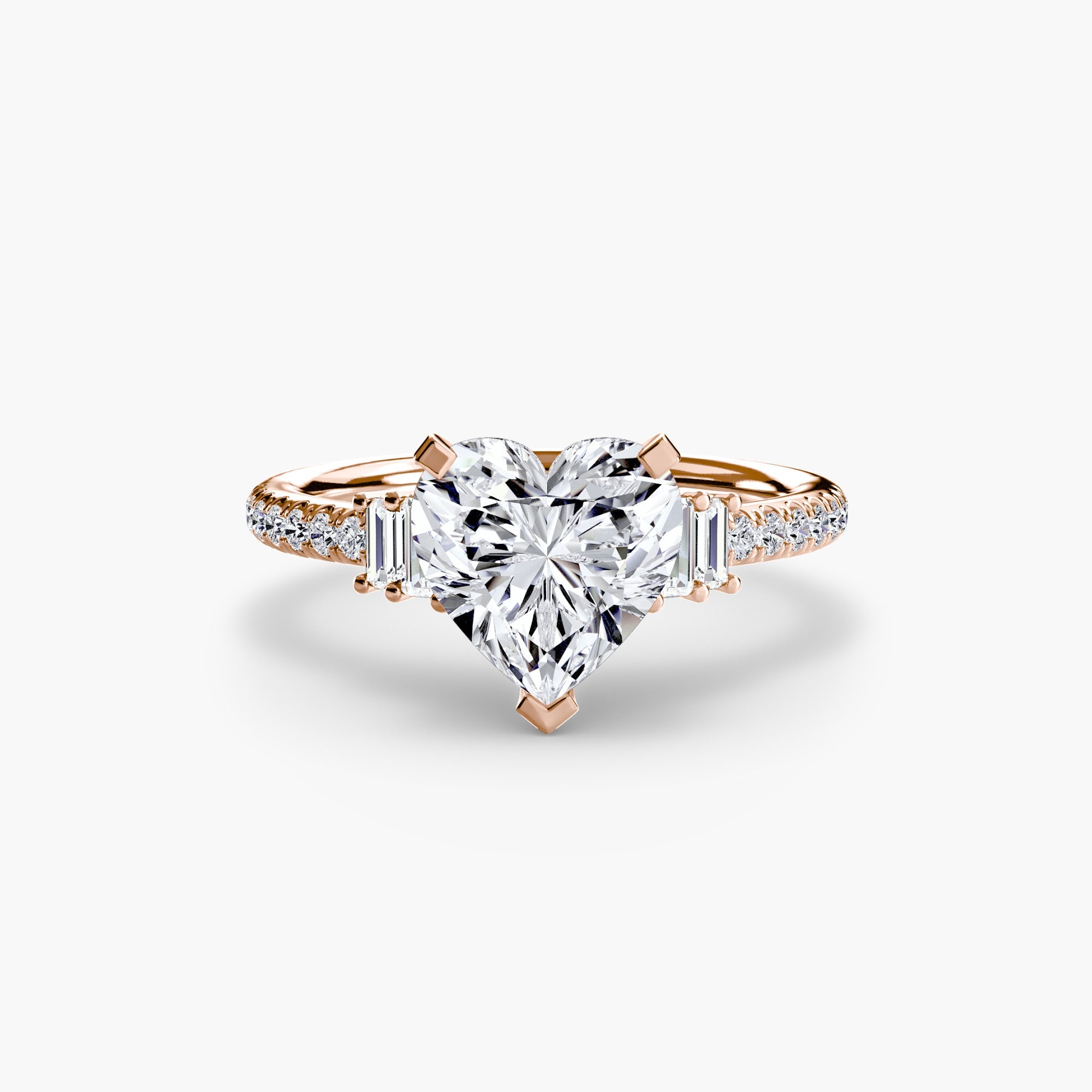 Solitaire with Pavé 4 EclectiCarat