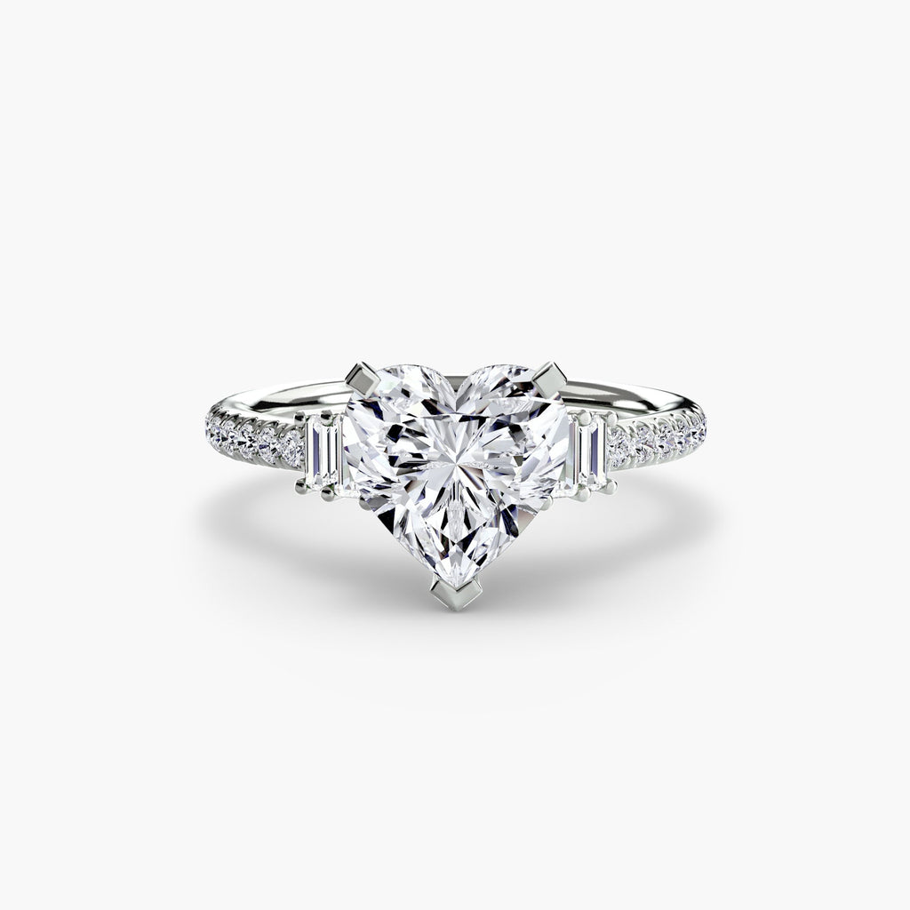 Solitaire with Pavé 4 EclectiCarat
