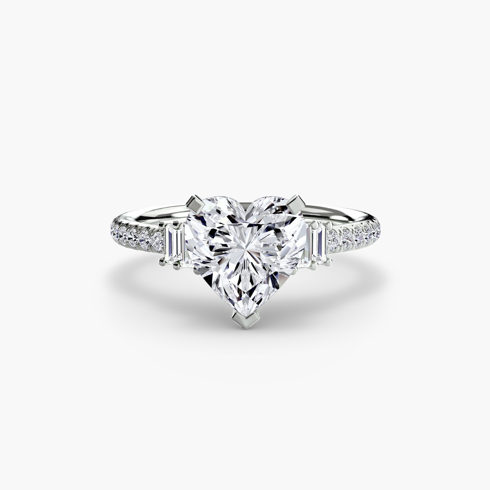 Solitaire with Pavé 4 EclectiCarat