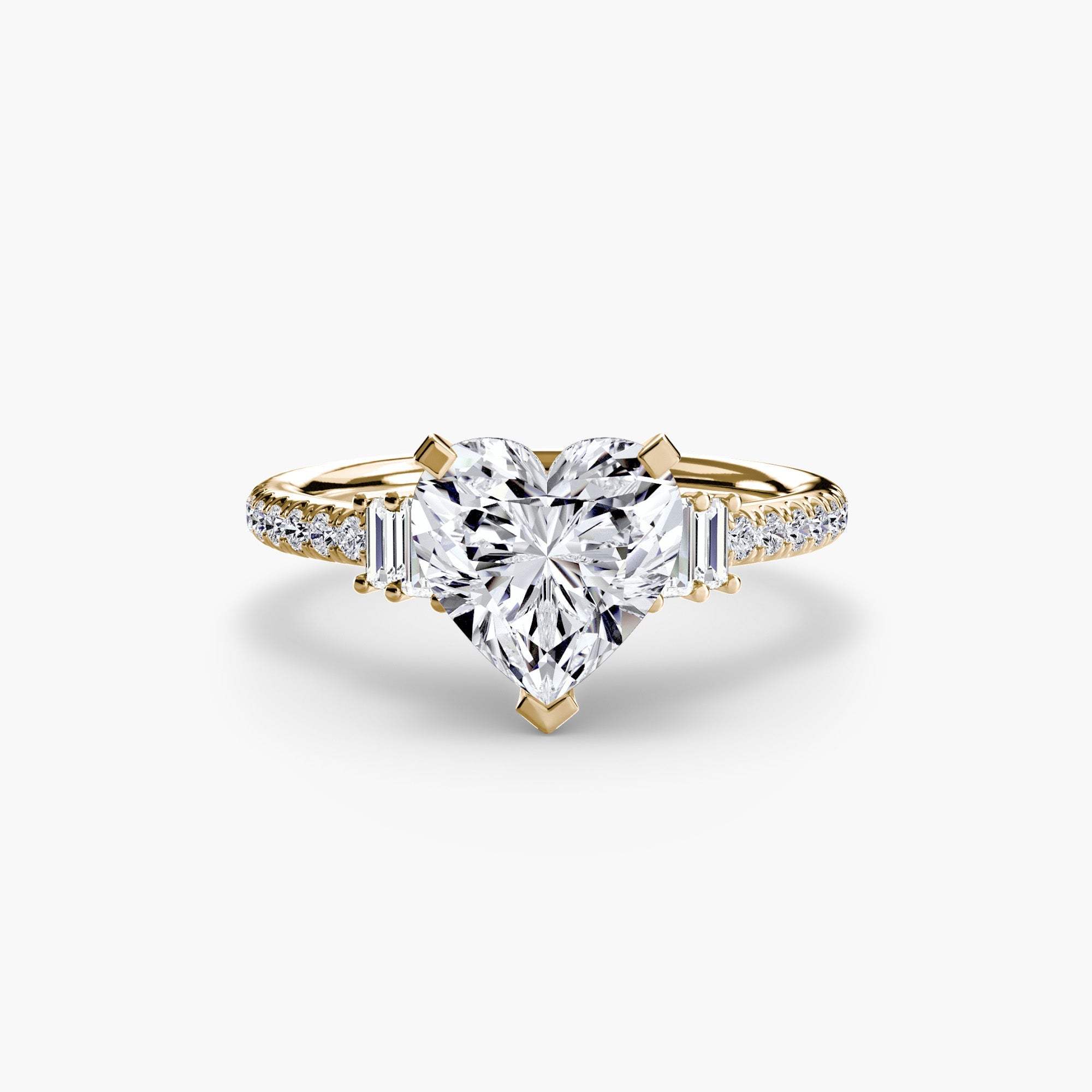 Solitaire with Pavé 4 EclectiCarat