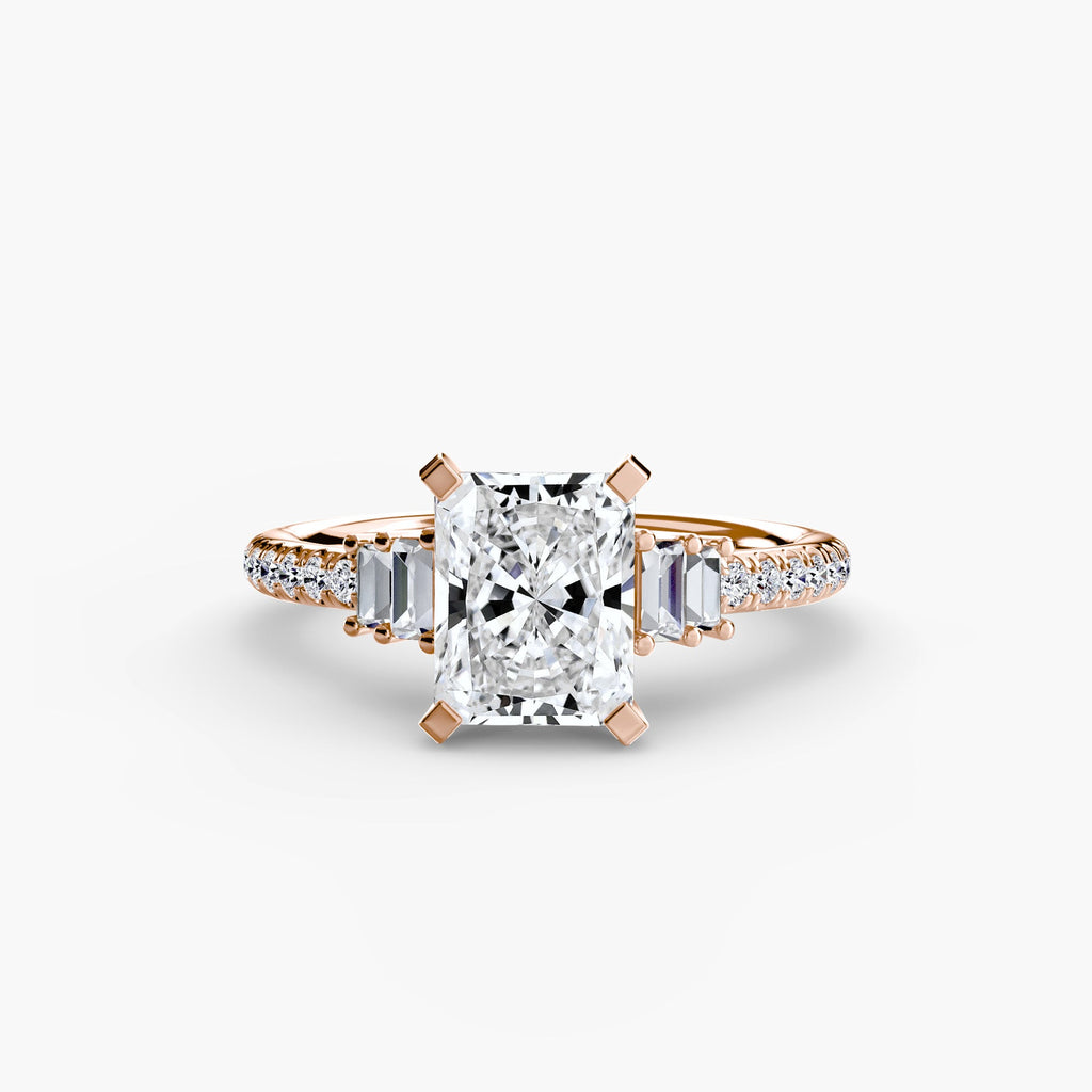 Solitaire with Pavé 4 EclectiCarat