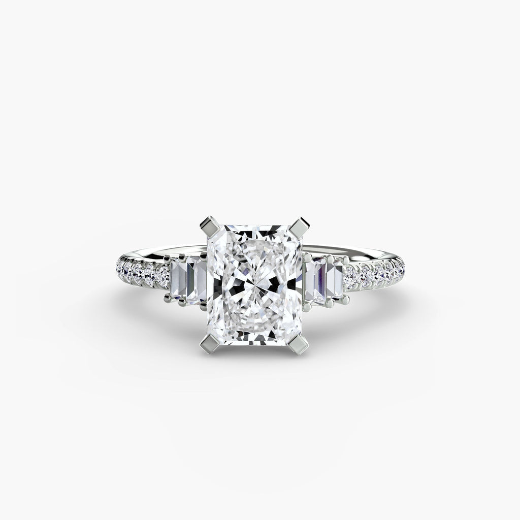 Solitaire with Pavé 4 EclectiCarat