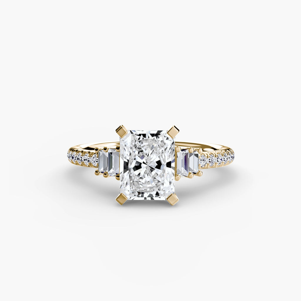 Solitaire with Pavé 4 EclectiCarat