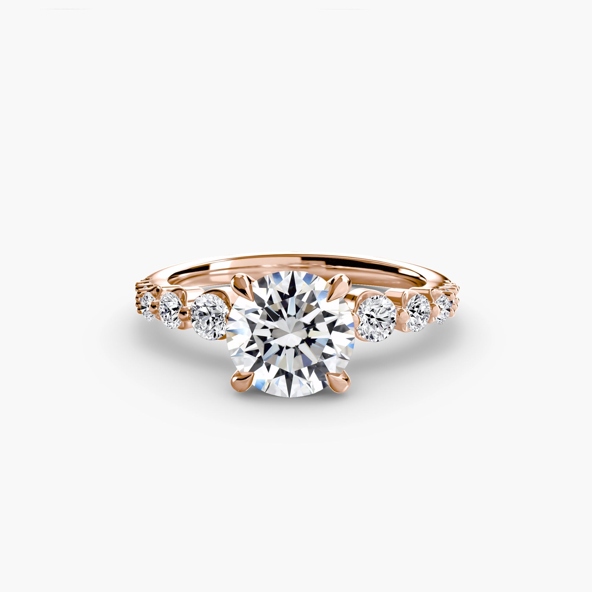 The Cascade Diamond Ring EclectiCarat
