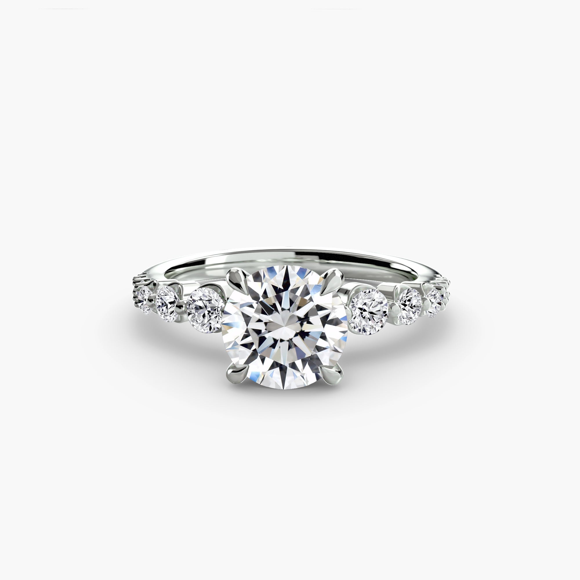 The Cascade Diamond Ring EclectiCarat