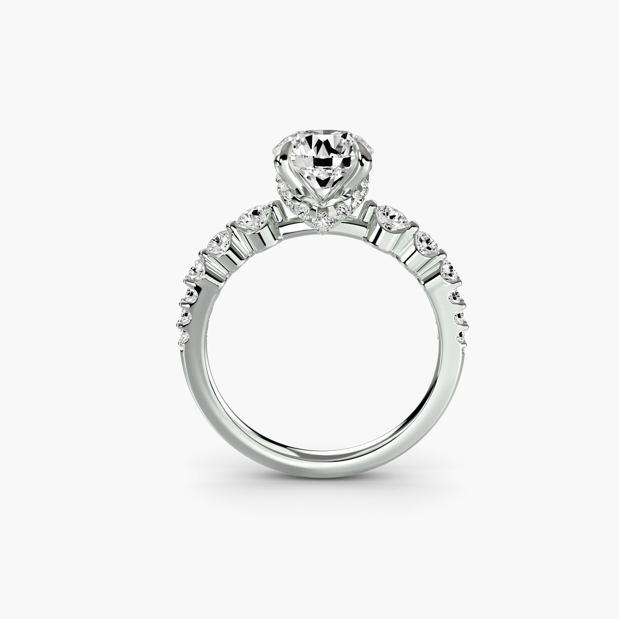 The Cascade Diamond Ring EclectiCarat