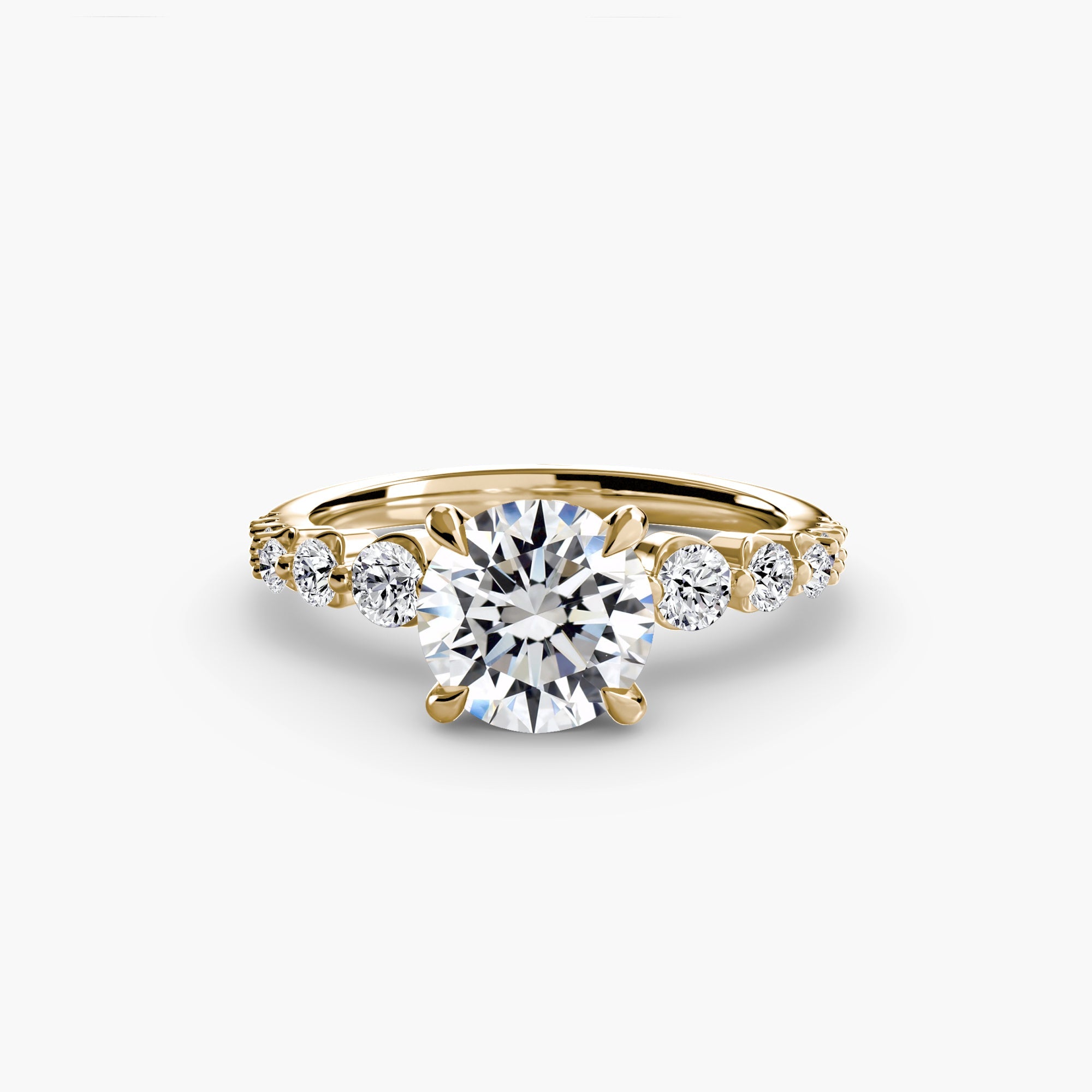 The Cascade Diamond Ring EclectiCarat
