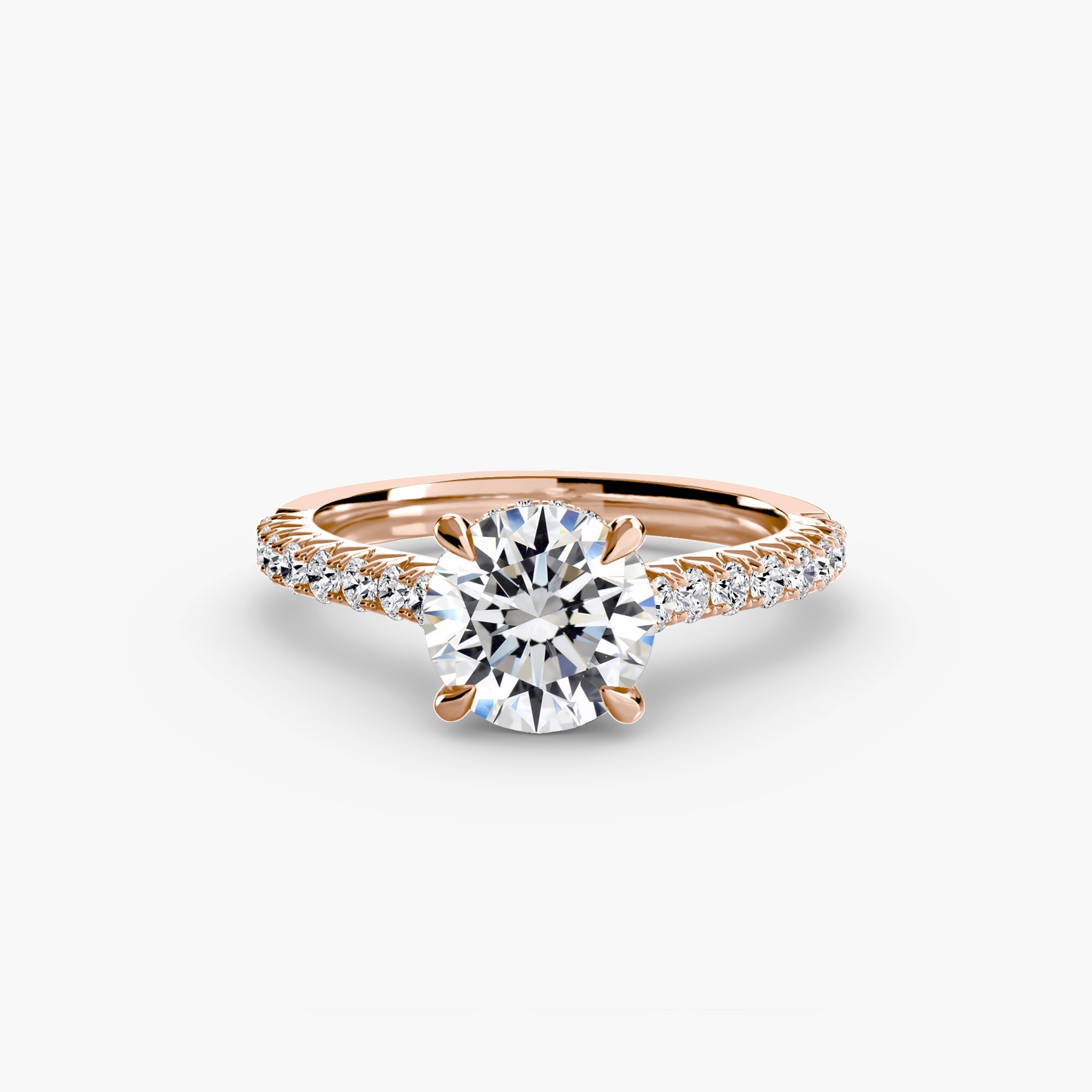 Solitaire with Pavé 5 EclectiCarat