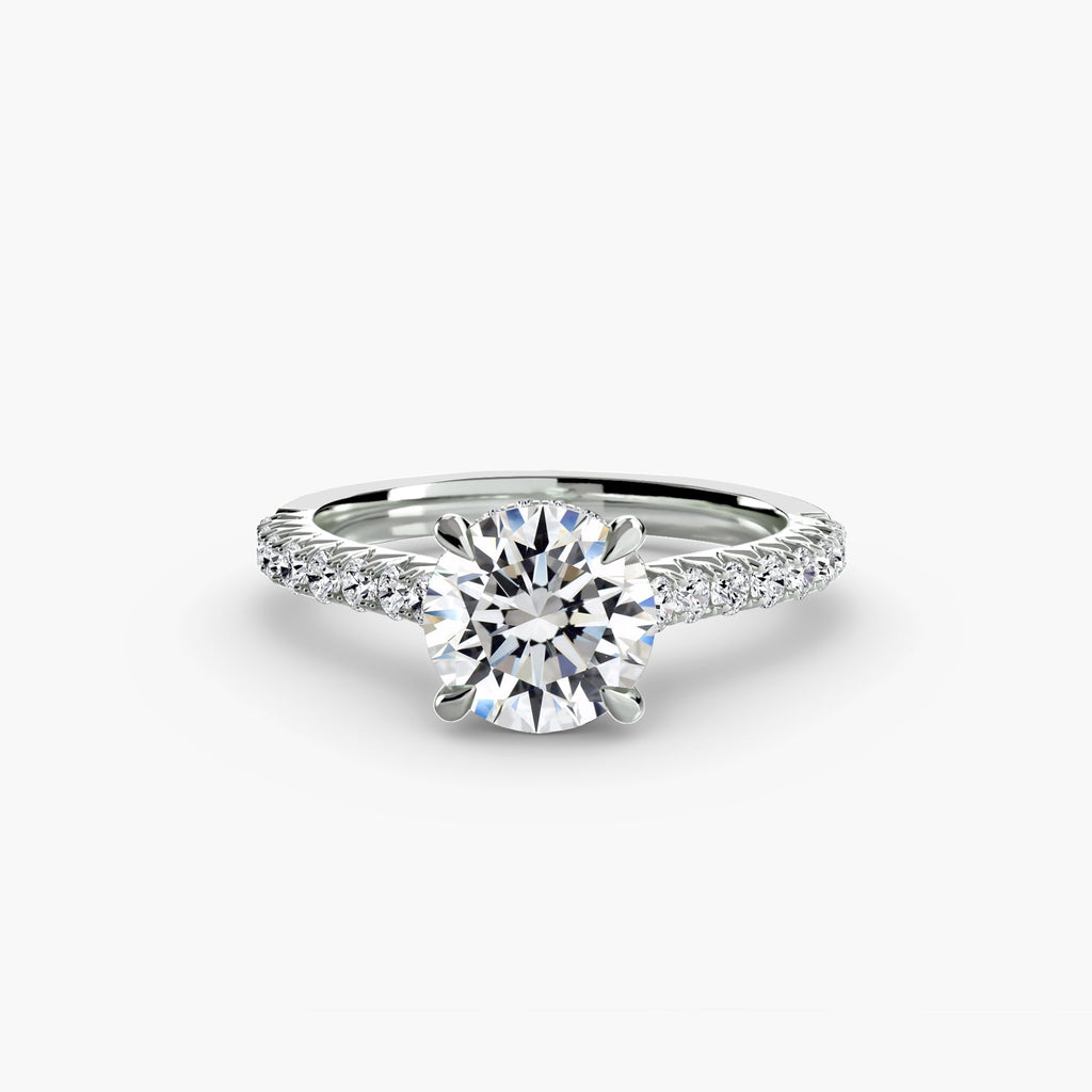 Solitaire with Pavé 5 EclectiCarat
