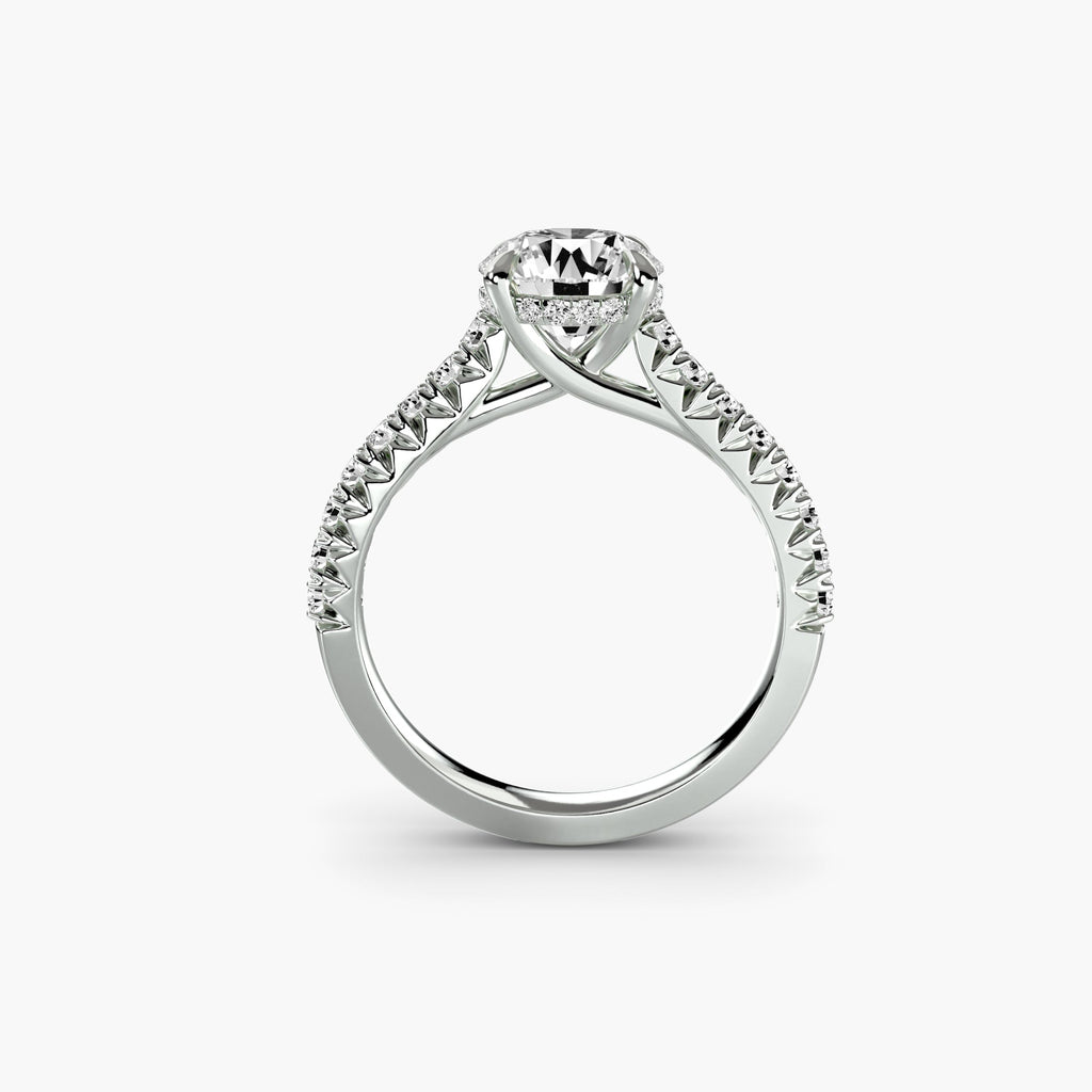 Solitaire with Pavé 5 EclectiCarat
