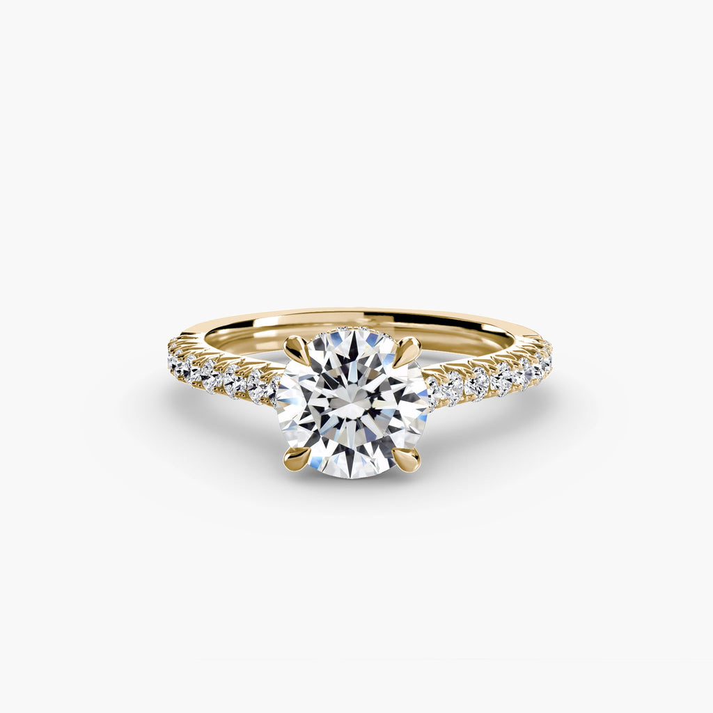 Solitaire with Pavé 5 EclectiCarat