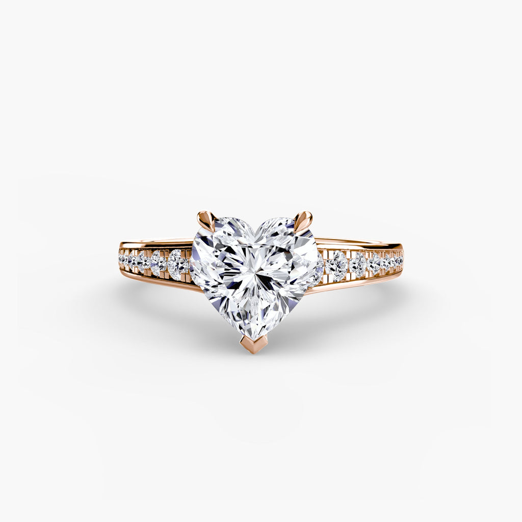 Solitaire with Pavé 7 EclectiCarat