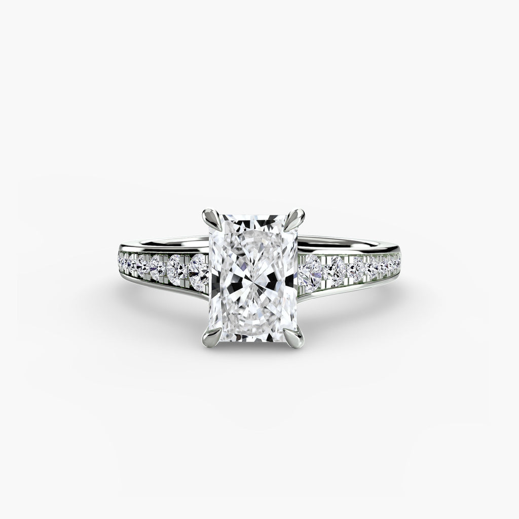 Solitaire with Pavé 7 EclectiCarat