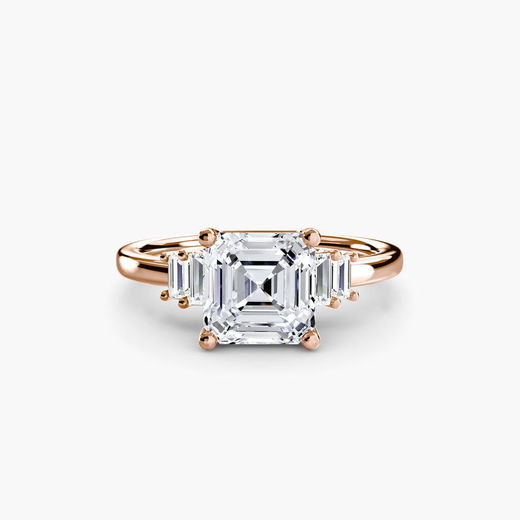 Baguette Accent Solitaire EclectiCarat
