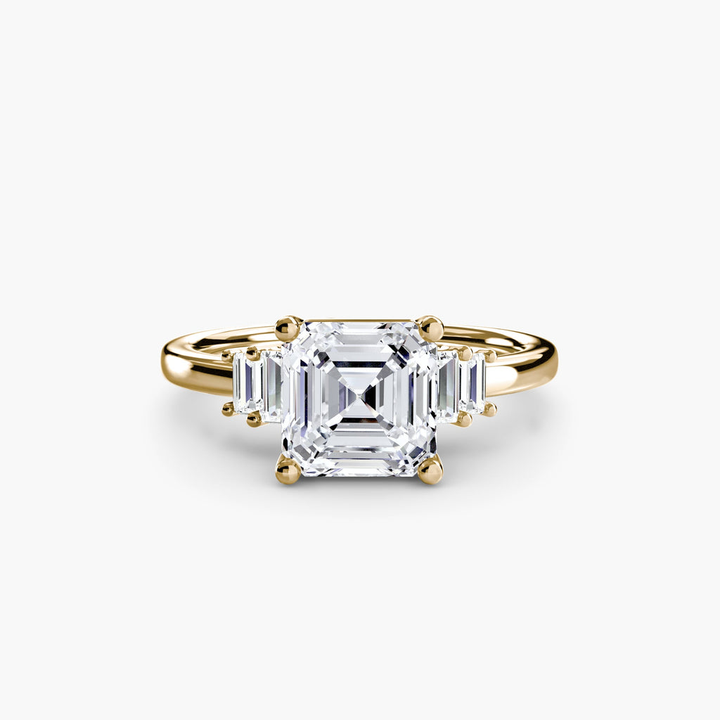 Baguette Accent Solitaire EclectiCarat
