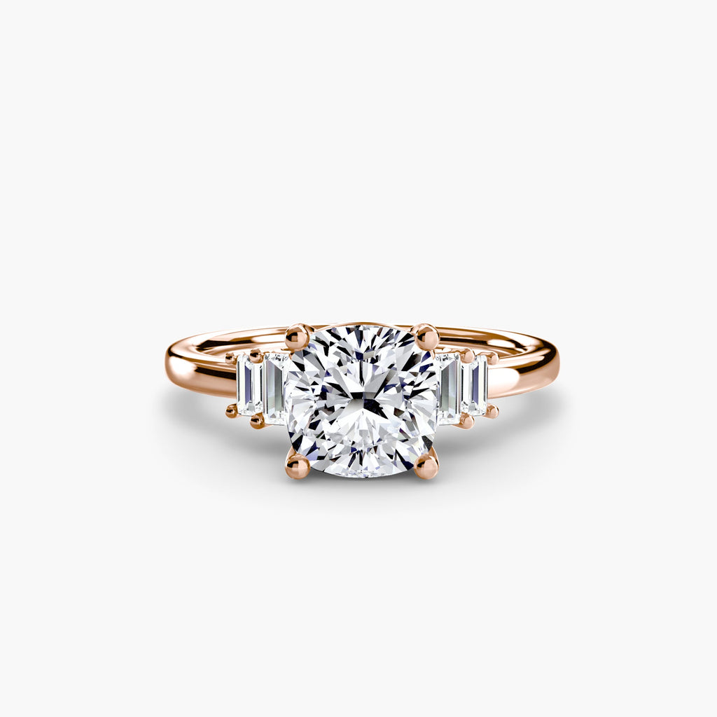 Baguette Accent Solitaire EclectiCarat