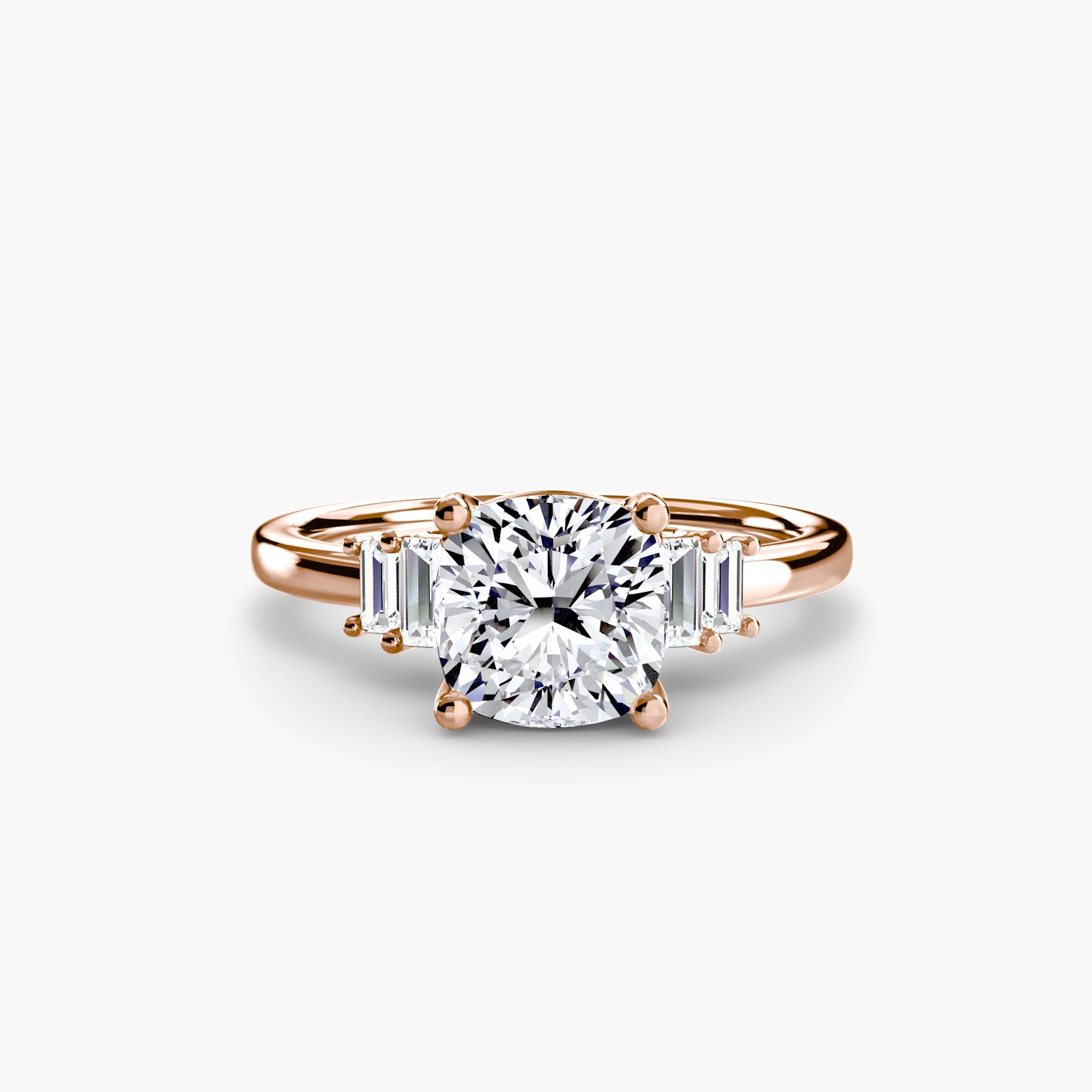 Baguette Accent Solitaire EclectiCarat